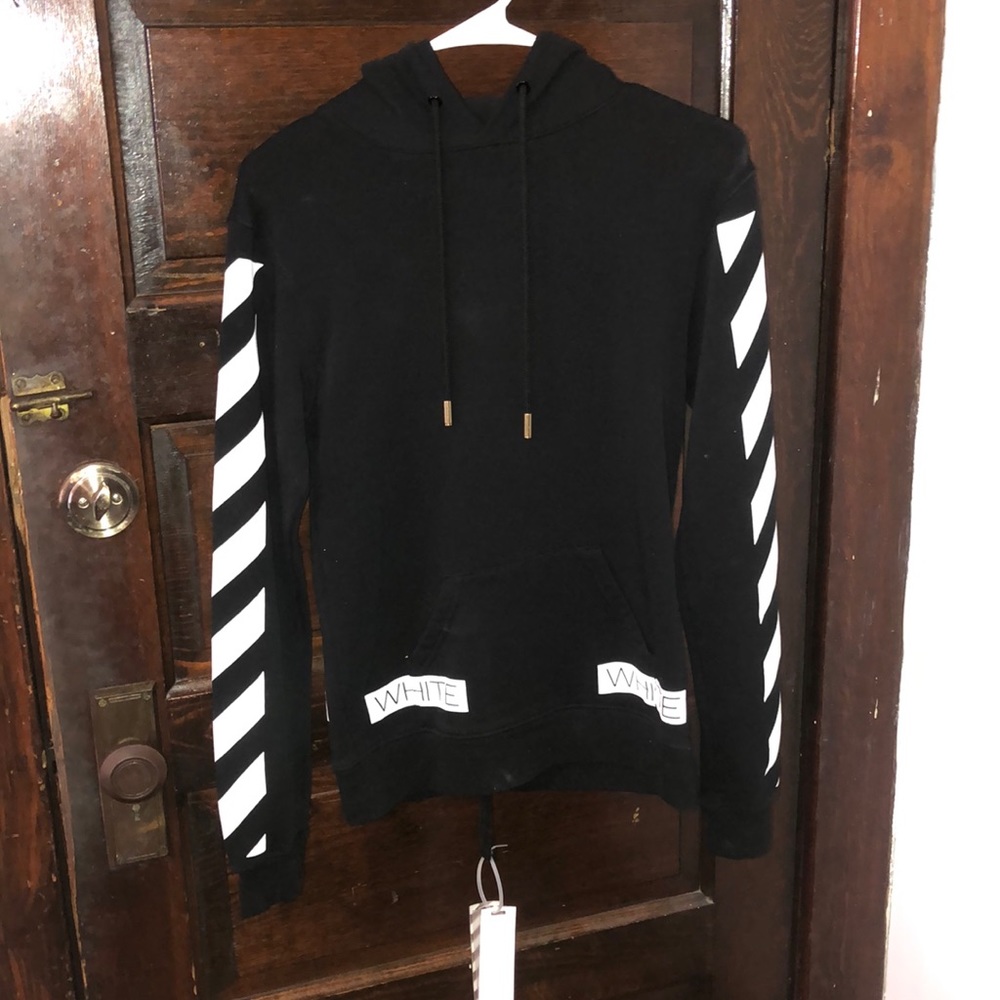 Off-White Blue Signature Hoodie